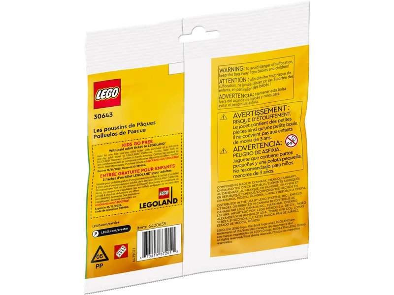 Easter Chickens van LEGO – productfoto 3 van 3