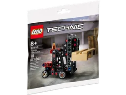 LEGO Forklift with Pallet (30655) - afbeelding 1