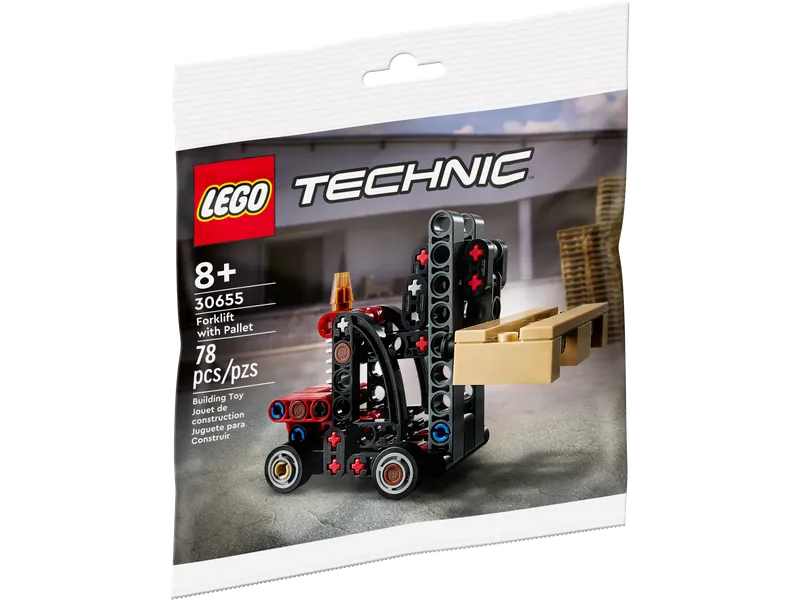 Forklift with Pallet van LEGO – productfoto 2 van 2
