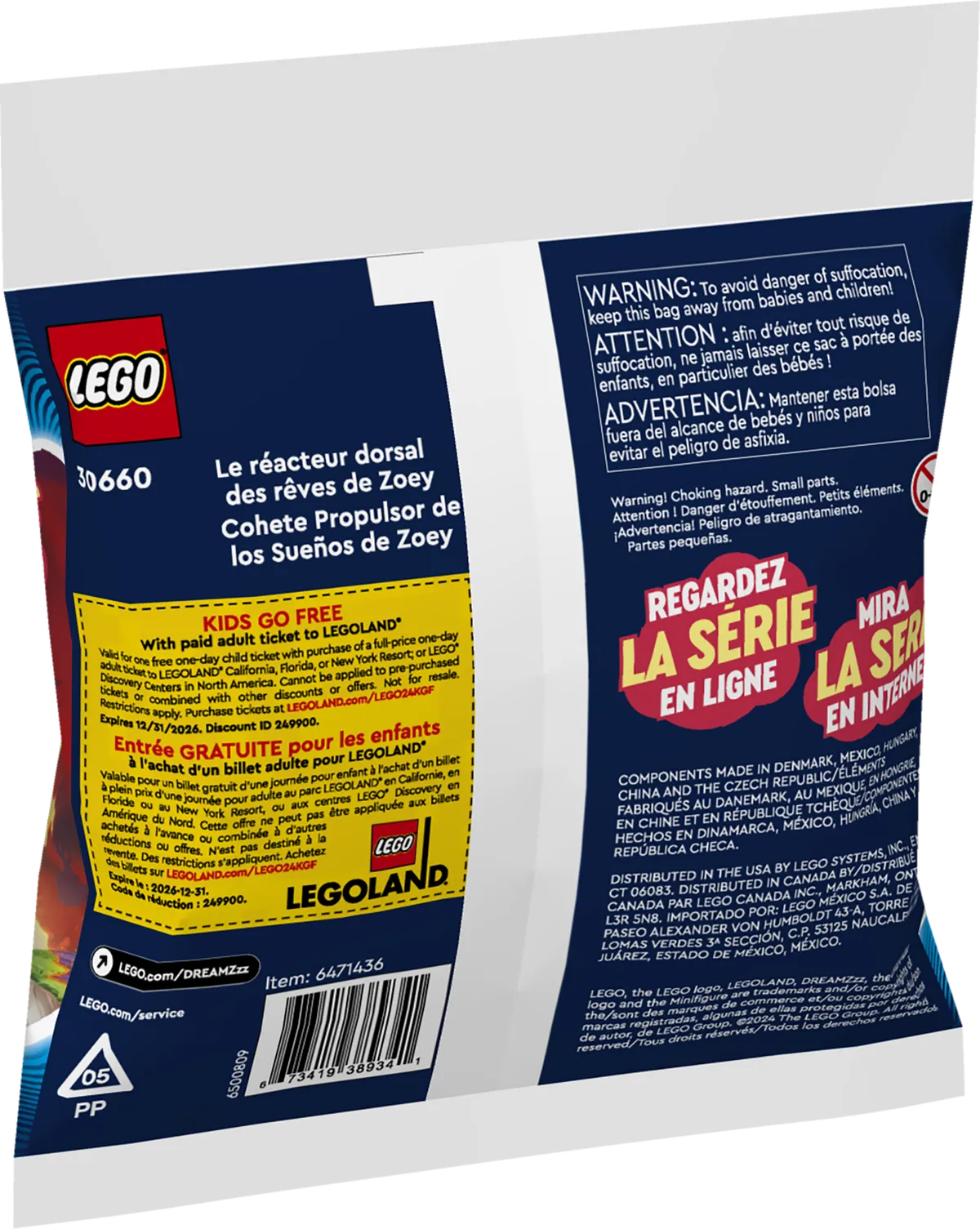 LEGO Zoey's Dream Jet Pack Booster & Z-Blob and Bunchu Spider Escape (30660) - image 2