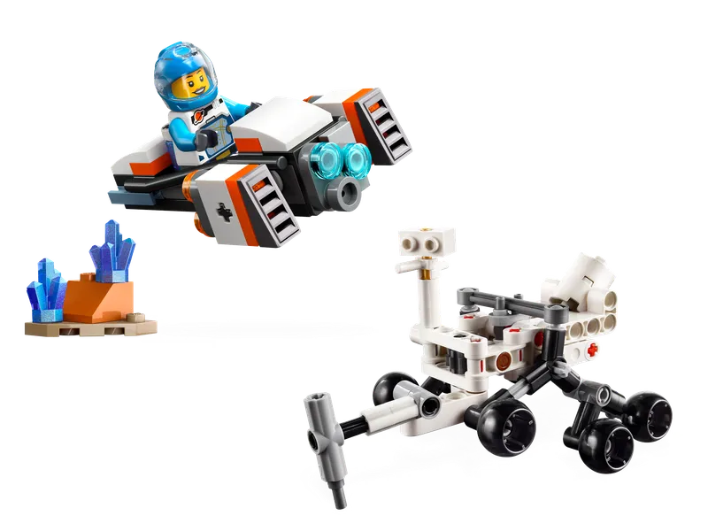 Space Hoverbike & NASA Mars Rover Perseverance