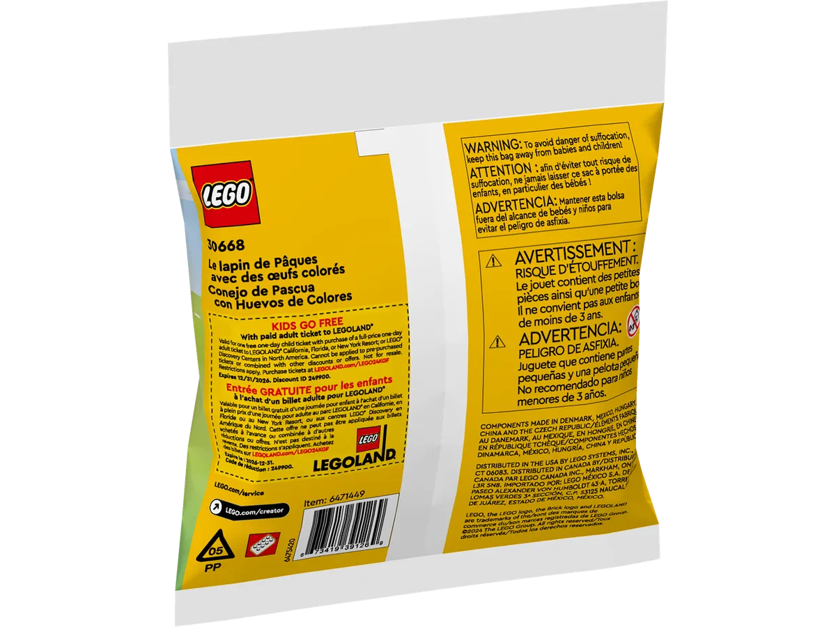 LEGO Easter Bunny with Colorful Eggs (30668) - Bild 2