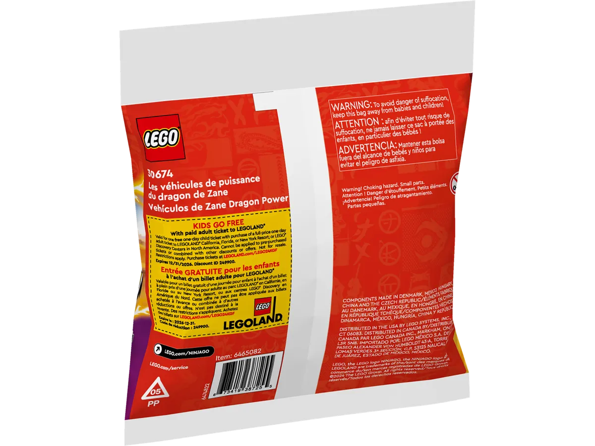 LEGO Zane's Dragon Power Vehicles (30674) - Bild 2