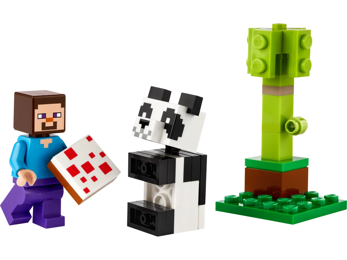 LEGO Kiki's Coconut Attack & Steve and Baby Panda (30676) - Bild 4