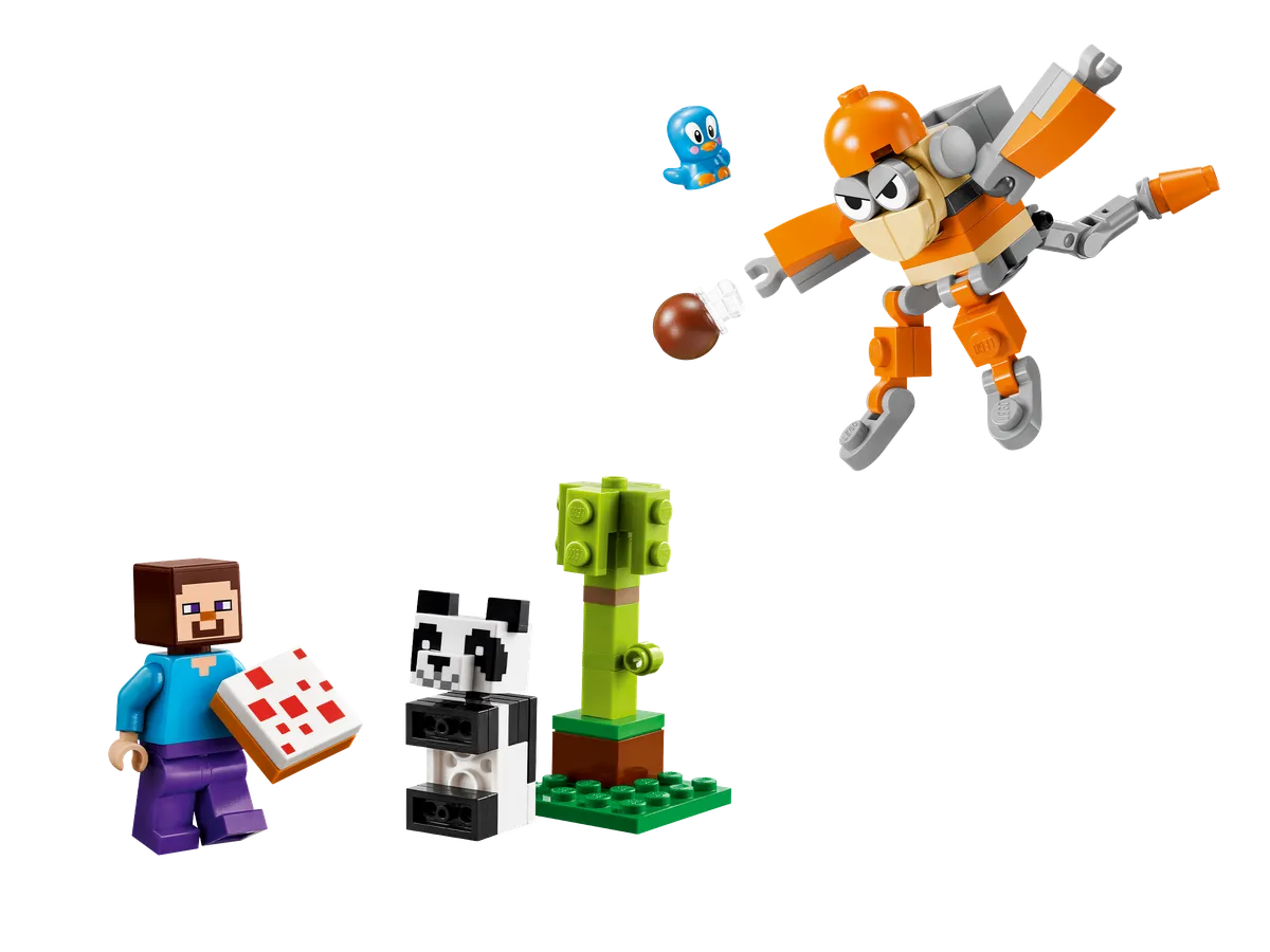 LEGO Kiki's Coconut Attack & Steve and Baby Panda (30676)