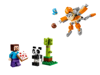 Kiki's Coconut Attack & Steve and Baby Panda fra LEGO – produktfoto 1 af 7