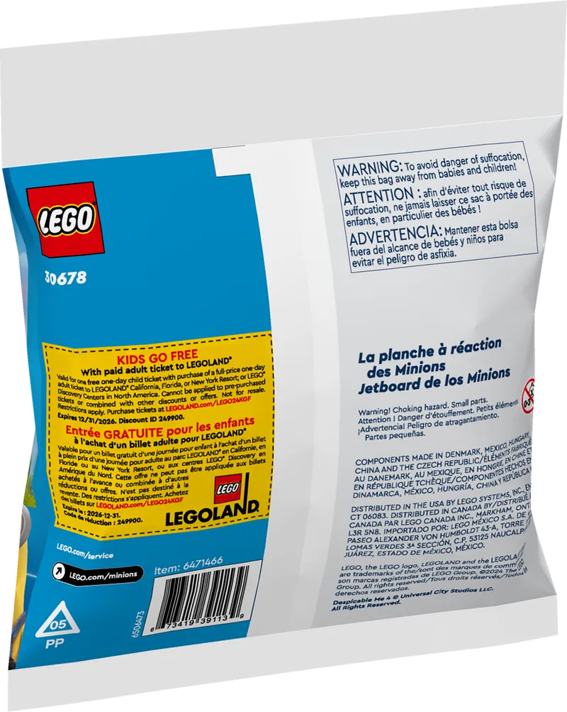 Minions' Jetboard de LEGO – photo du produit 3 sur 3