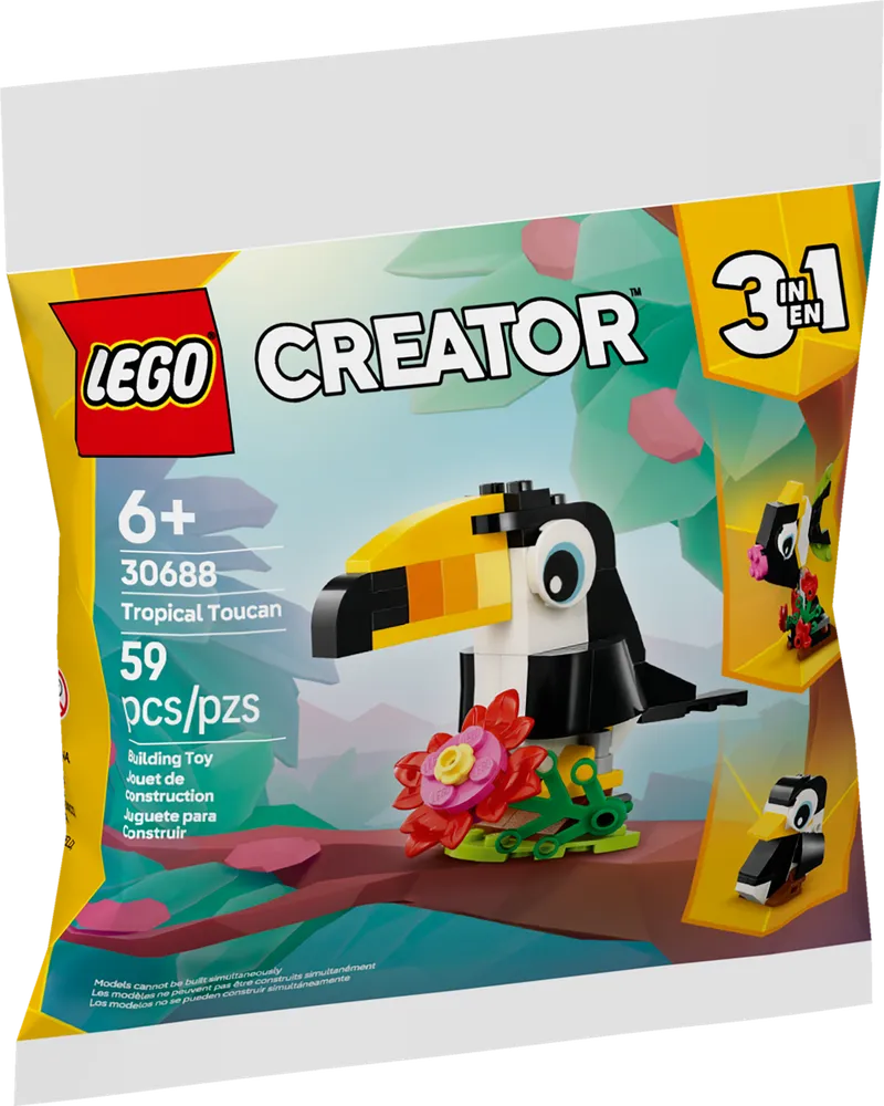 Tropische toekan van LEGO – productfoto 2 van 3