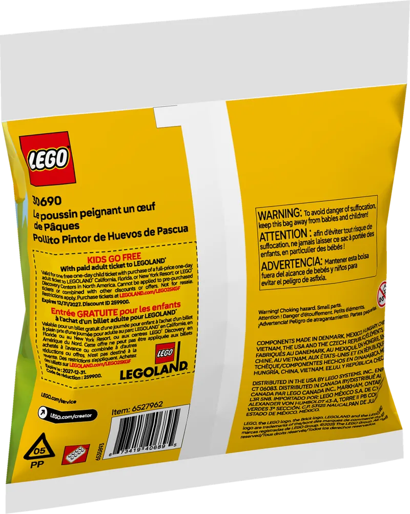 Easter Egg Chick Painting Fun von LEGO – Produktfoto 3 von 3