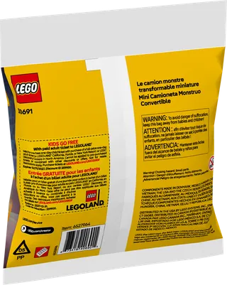 Minimonstertruck van LEGO – productfoto 6 van 6