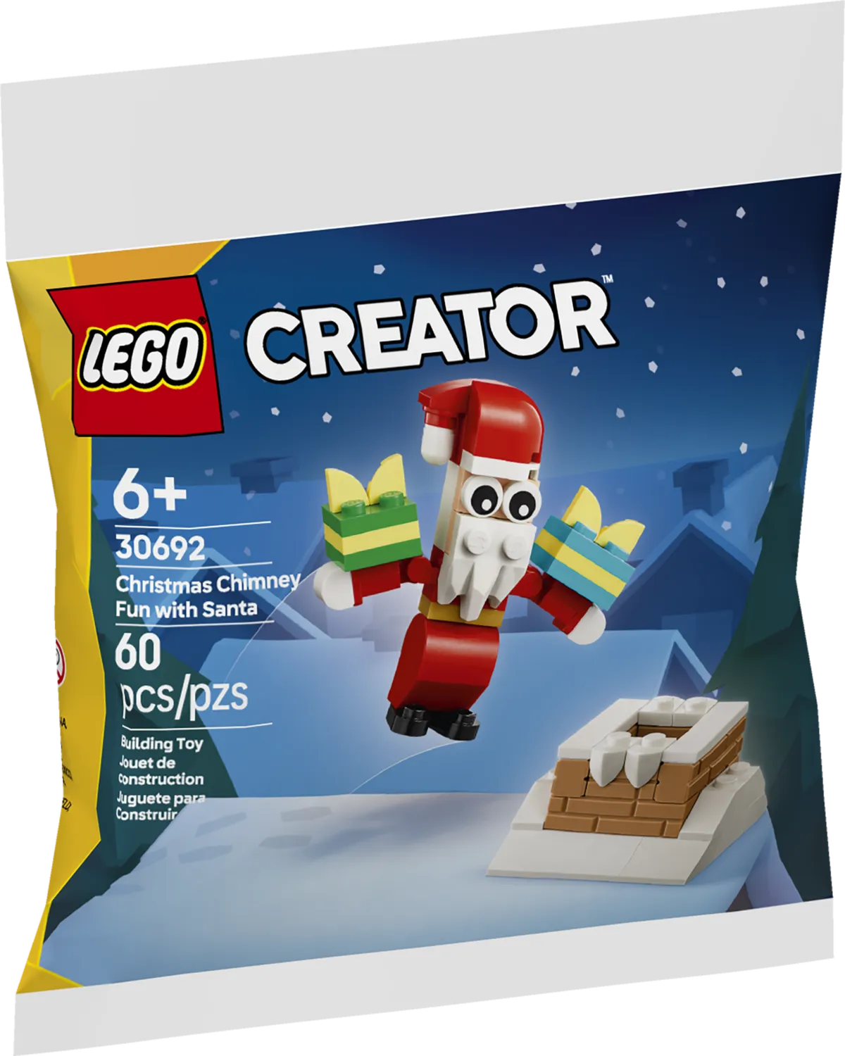 LEGO Christmas Chimney Fun with Santa (30692) - Bild 1