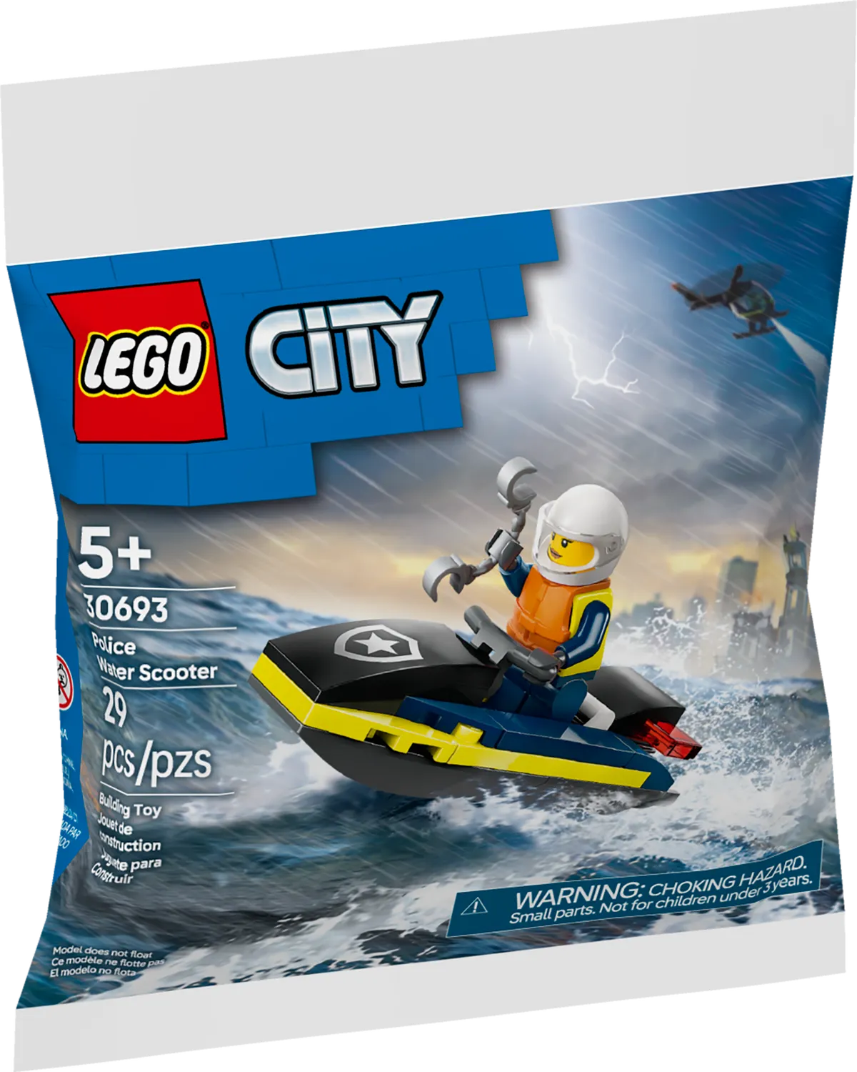 LEGO Police Water Scooter (30693) - Bild 1