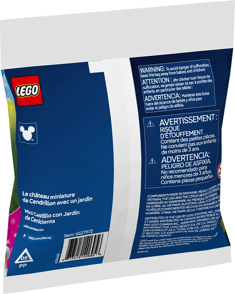 Cinderella's Mini Garden Castle fra LEGO – produktbillede 3 af 3
