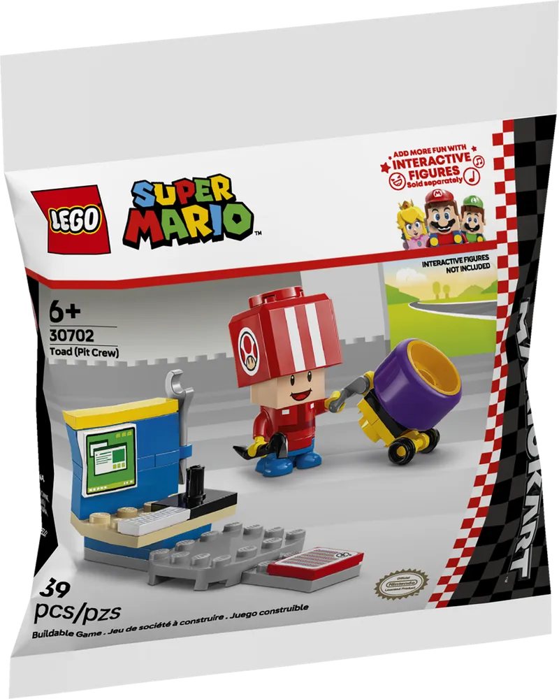 Mario Kart™ – Toad (pitstop) van LEGO – productfoto 2 van 3