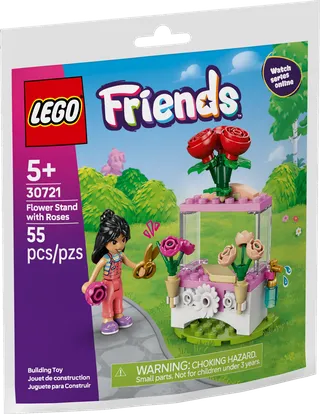 Flower Stand with Roses von LEGO – Produktfoto 2 von 3