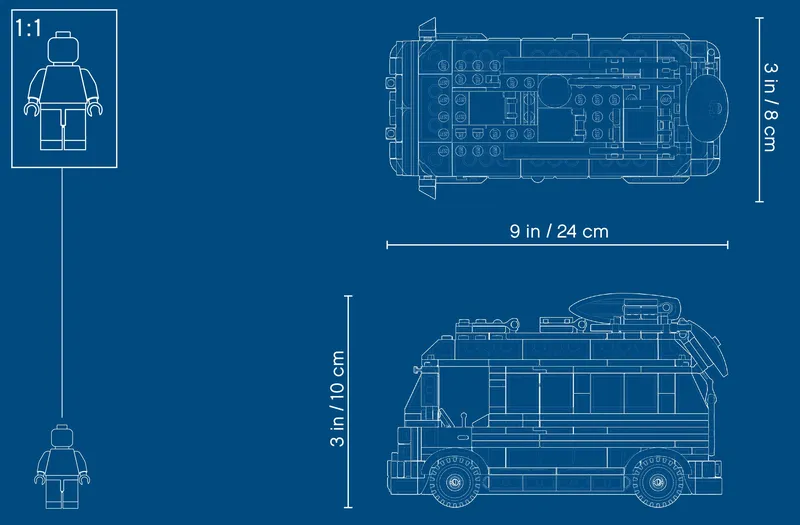 Sunshine Surfer Van by LEGO – product photo 13 of 13
