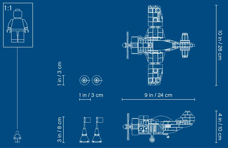 Race Plane van LEGO – productfoto 11 van 11