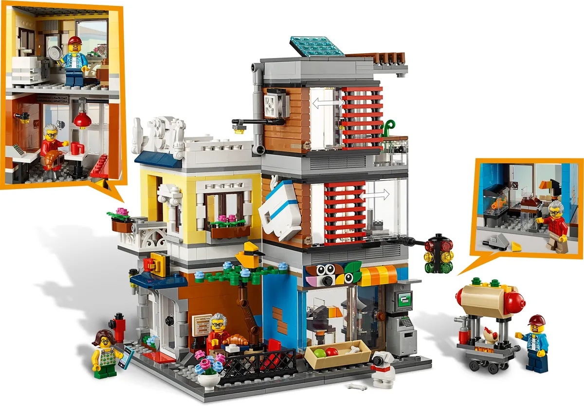LEGO Townhouse Pet Shop & Café (31097) - Bild 3