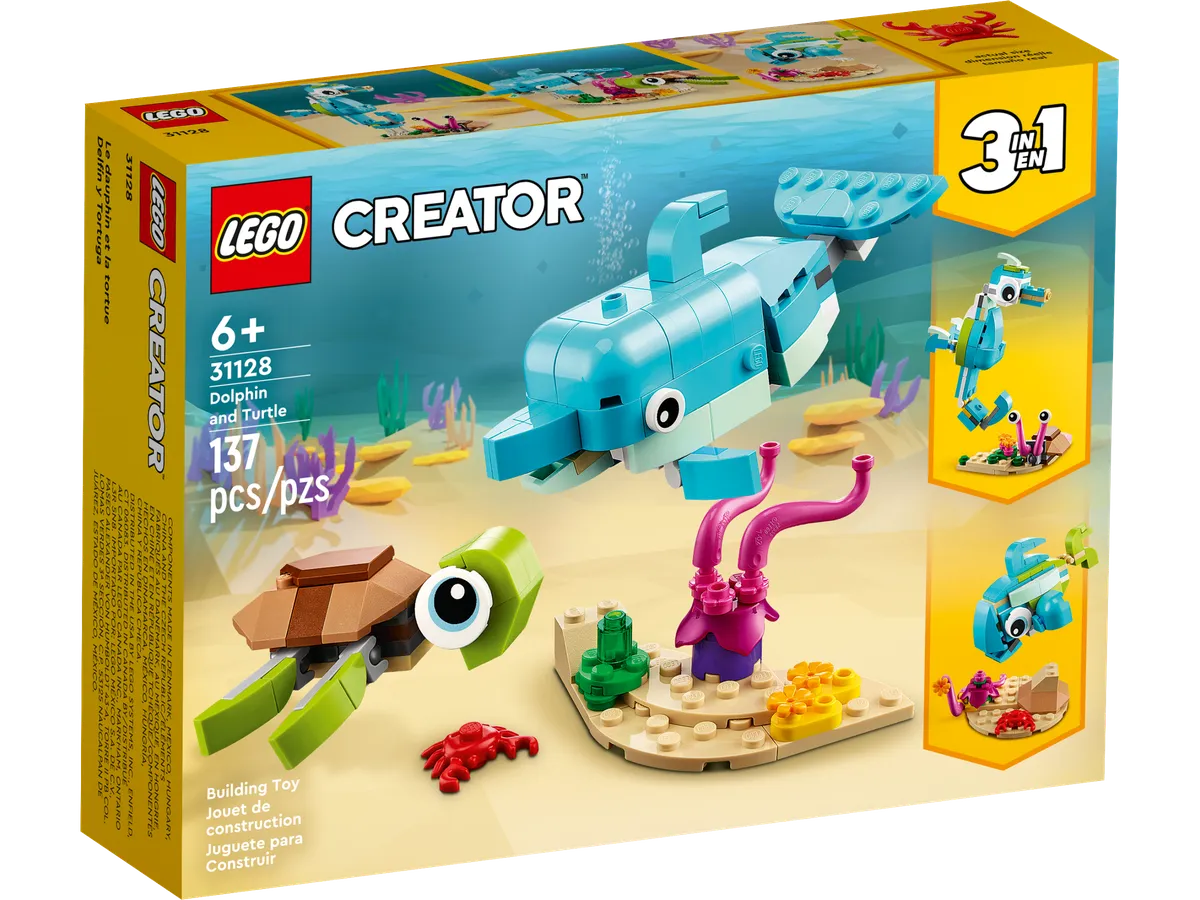 LEGO Dolphin and Turtle (31128) - Bild 1