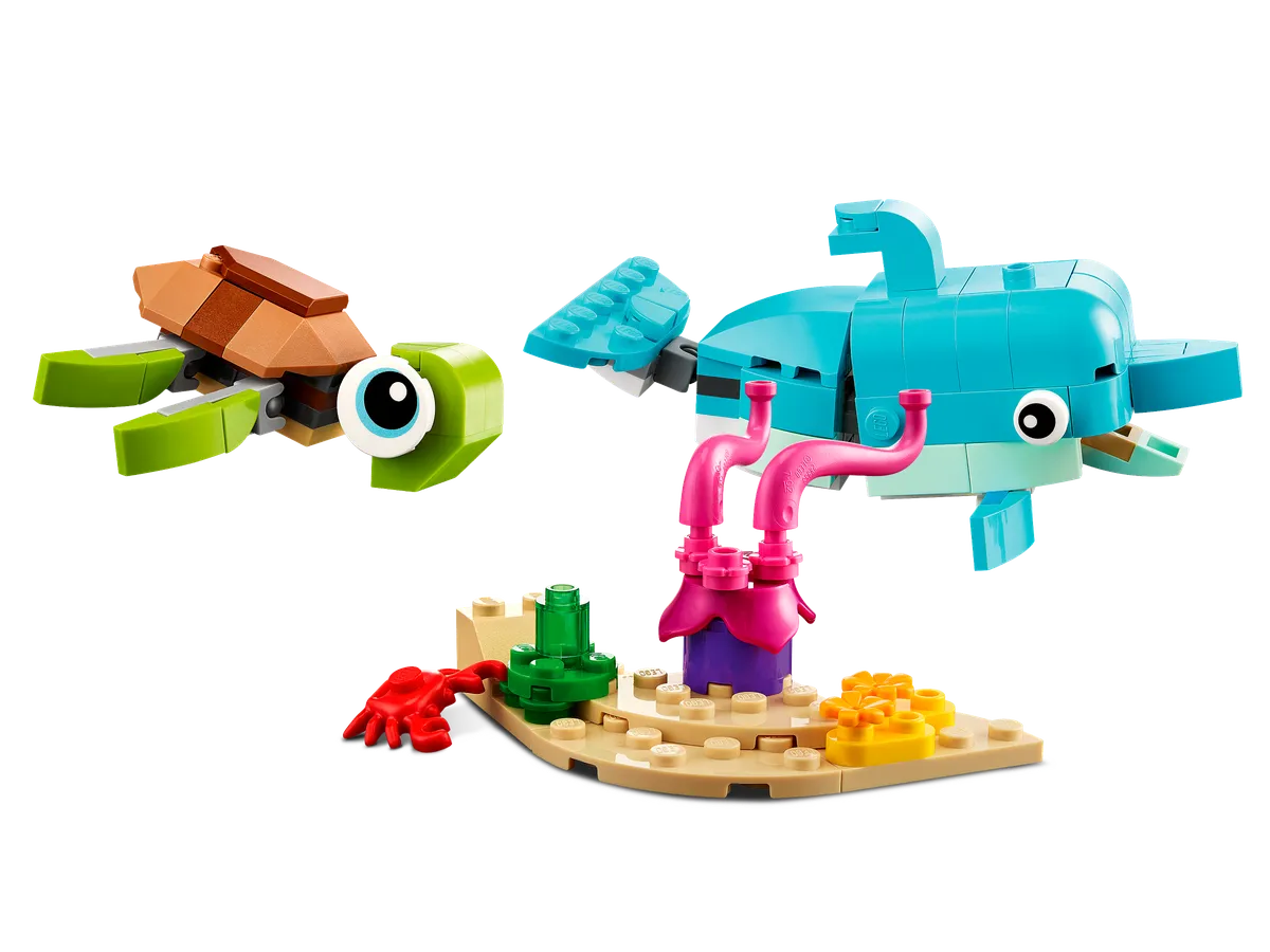 LEGO Dolphin and Turtle (31128) - Bild 2