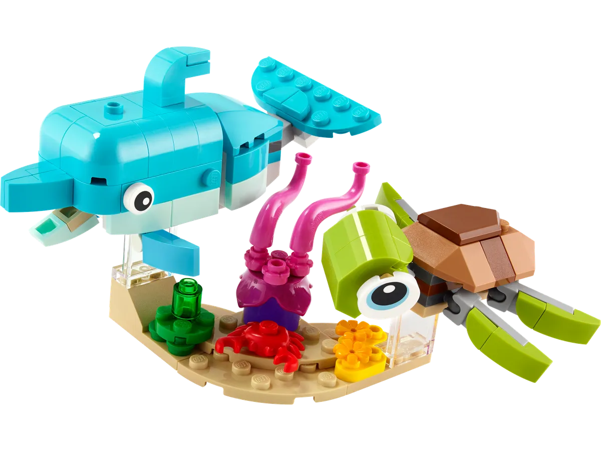 LEGO Dolphin and Turtle (31128)