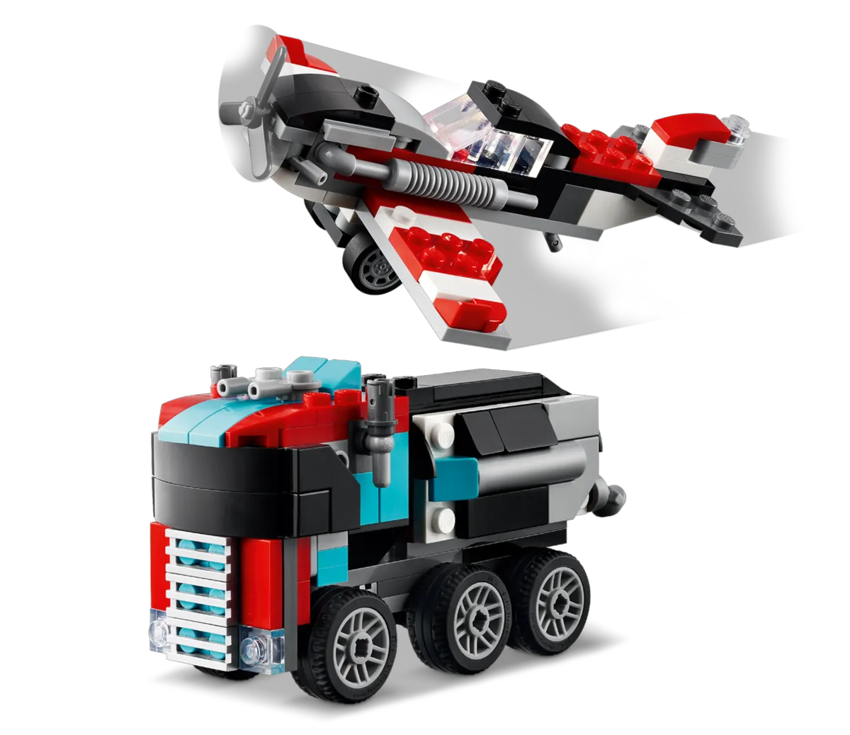 LEGO Flatbed Truck with Helicopter (31146) - Bild 4