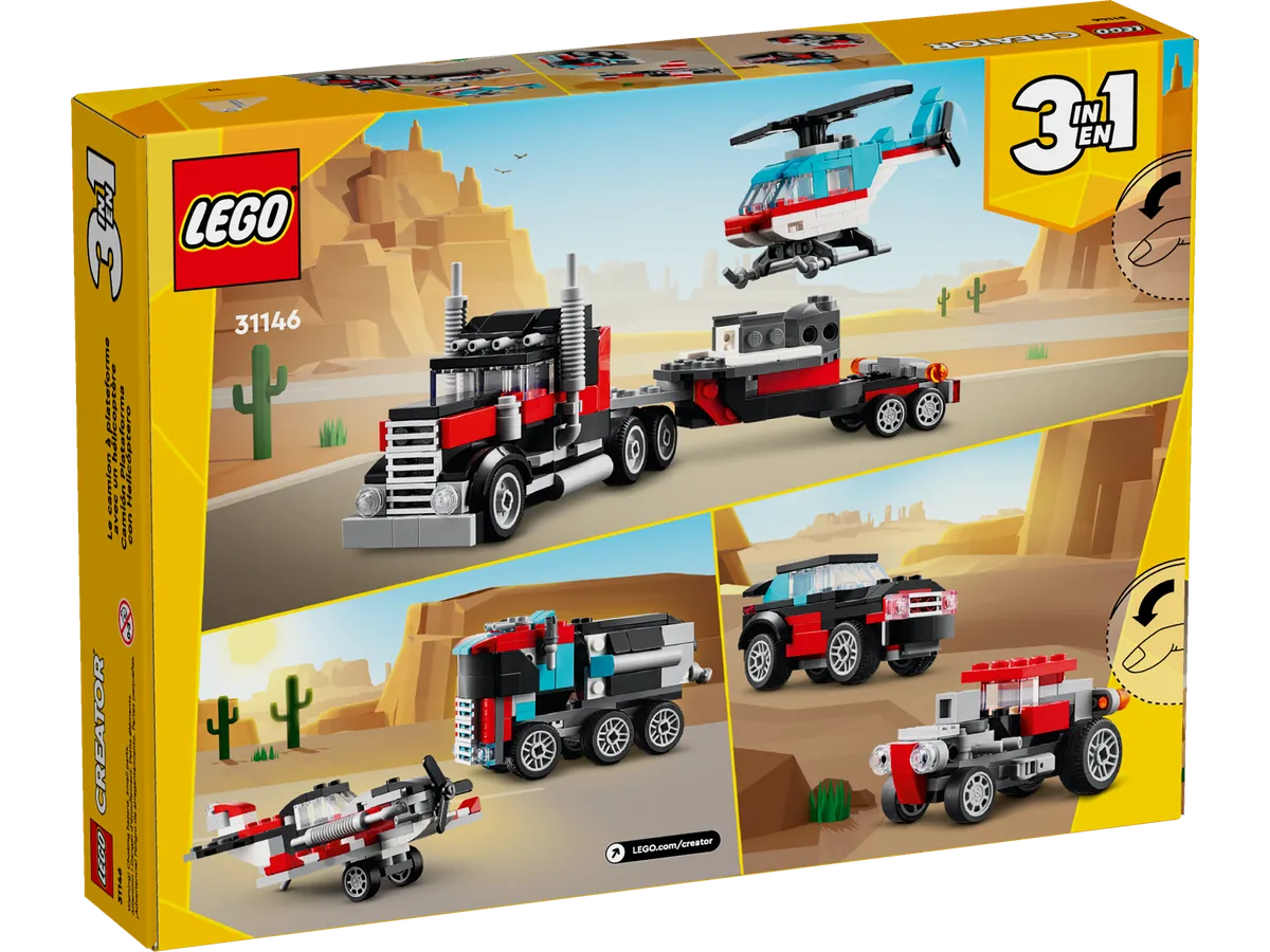 LEGO Flatbed Truck with Helicopter (31146) - Bild 7