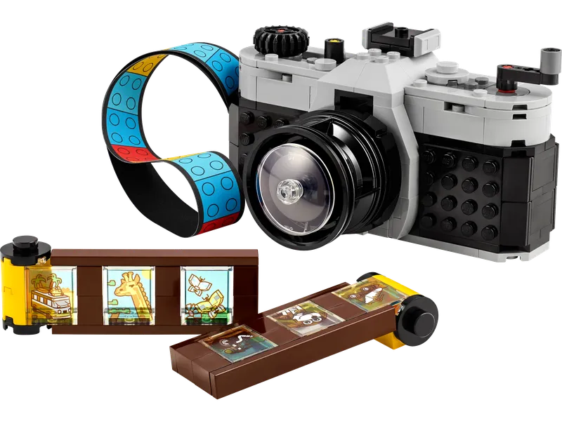 Met de LEGO® Creator 3in1 retroset een fotocamera bouwen en transformeren