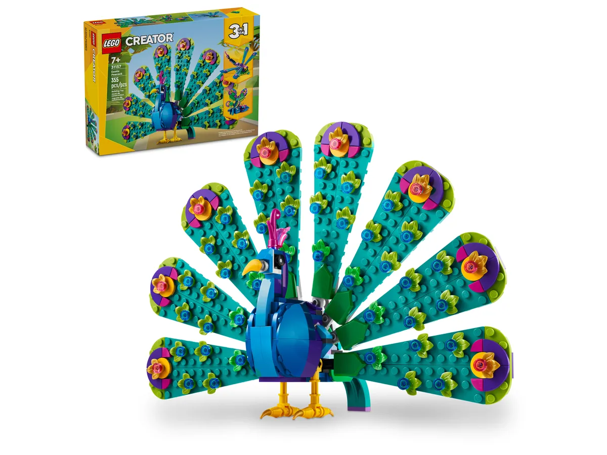 LEGO Exotic Peacock (31157) - afbeelding 1