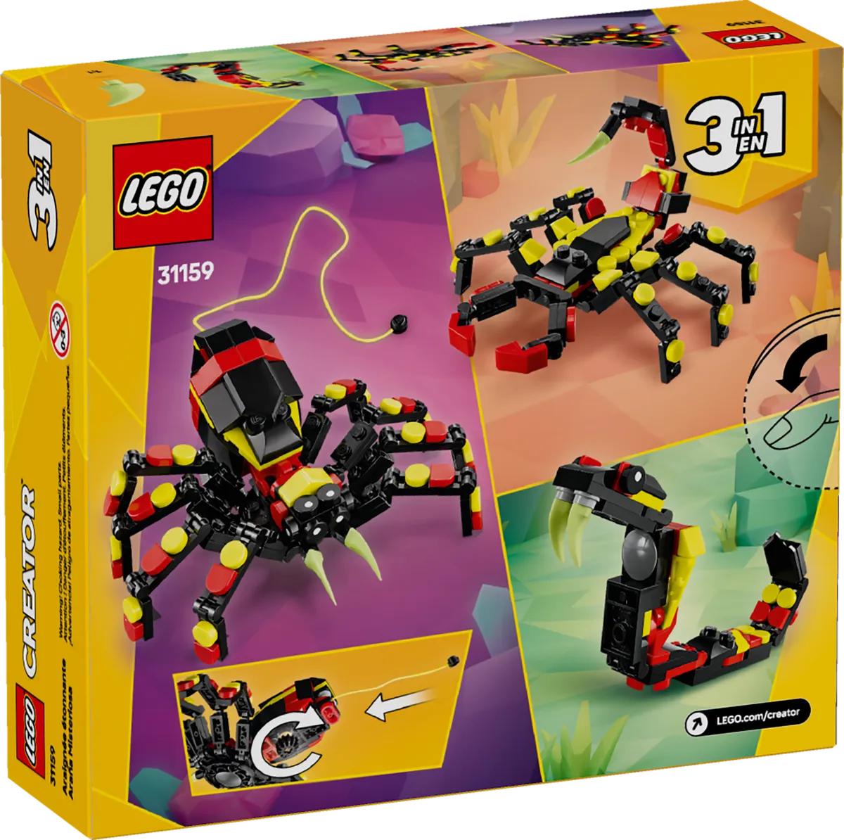 LEGO Wild Animals: Surprising Spider (31159) - Bild 12