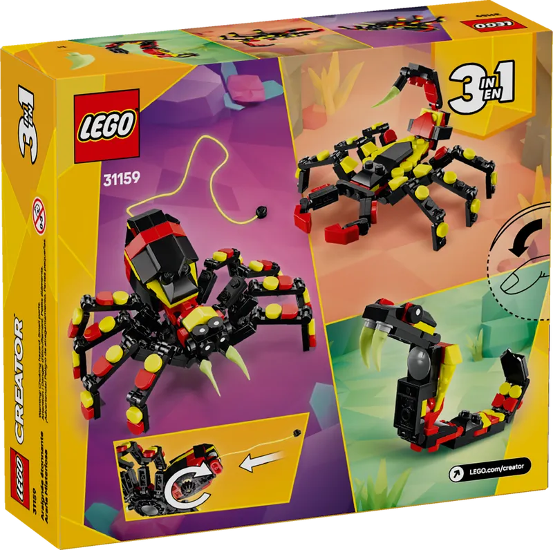 Wild Animals: Surprising Spider de LEGO – photo du produit 13 sur 13