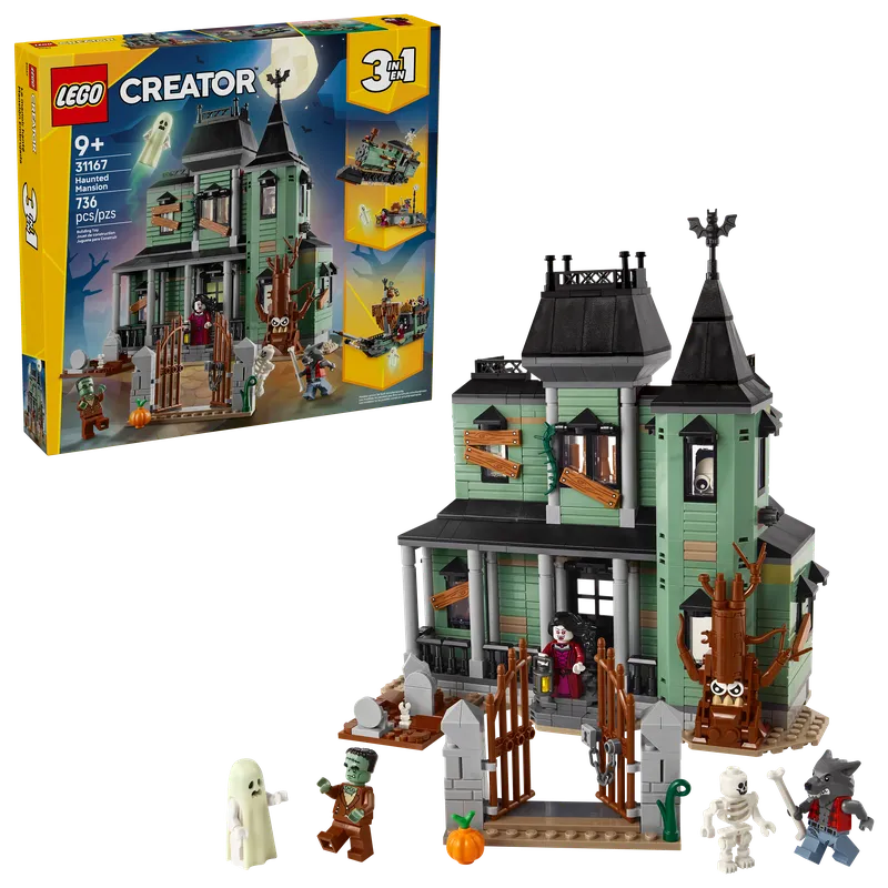 Haunted Mansion fra LEGO – produktbillede 2 af 11
