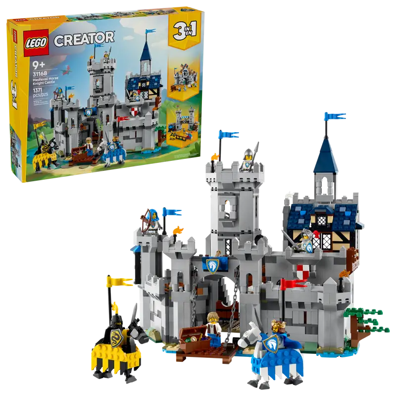 Medieval Horse Knight Castle