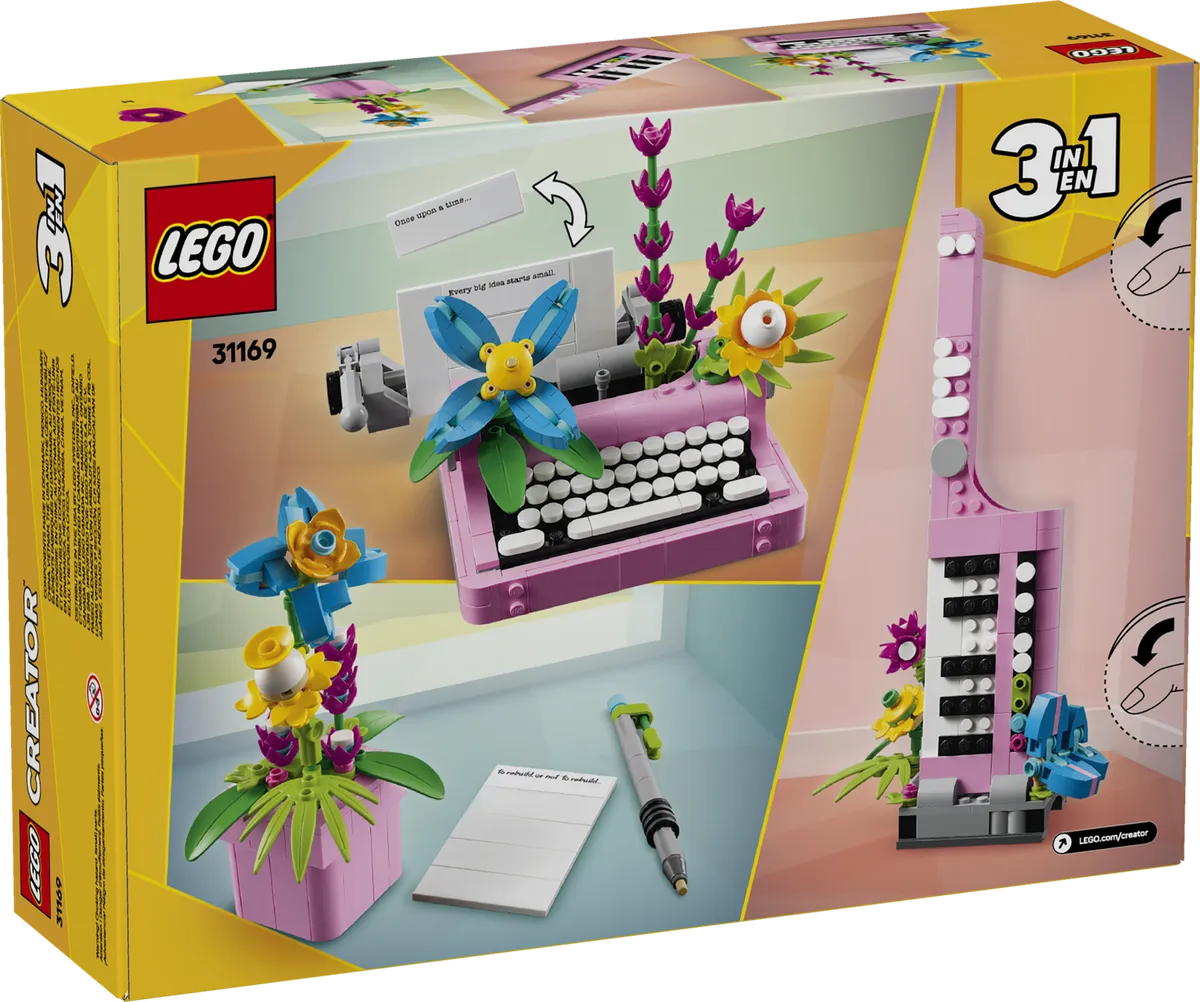 LEGO Typewriter with Flowers (31169) - Bild 10