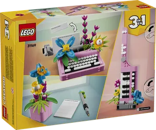 Typewriter with Flowers von LEGO – Produktfoto 11 von 11
