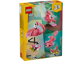 Wild Animals: Pink Flamingo von LEGO – Produktfoto 12 von 12