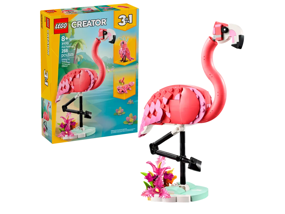 LEGO Wild Animals: Pink Flamingo (31170) - Bild 6