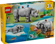 Wilde dieren: machtige neushoorn met vogels - Afbeelding 17 van 24