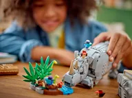 Wilde dieren: machtige neushoorn met vogels - Afbeelding 20 van 24