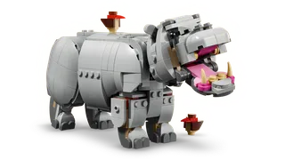 Wild Animals: Majestic Rhino with Birds fra LEGO – produktbillede 25 af 33