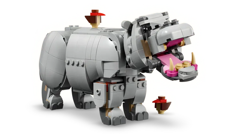 Wild Animals: Majestic Rhino with Birds fra LEGO – produktbillede 3 af 33