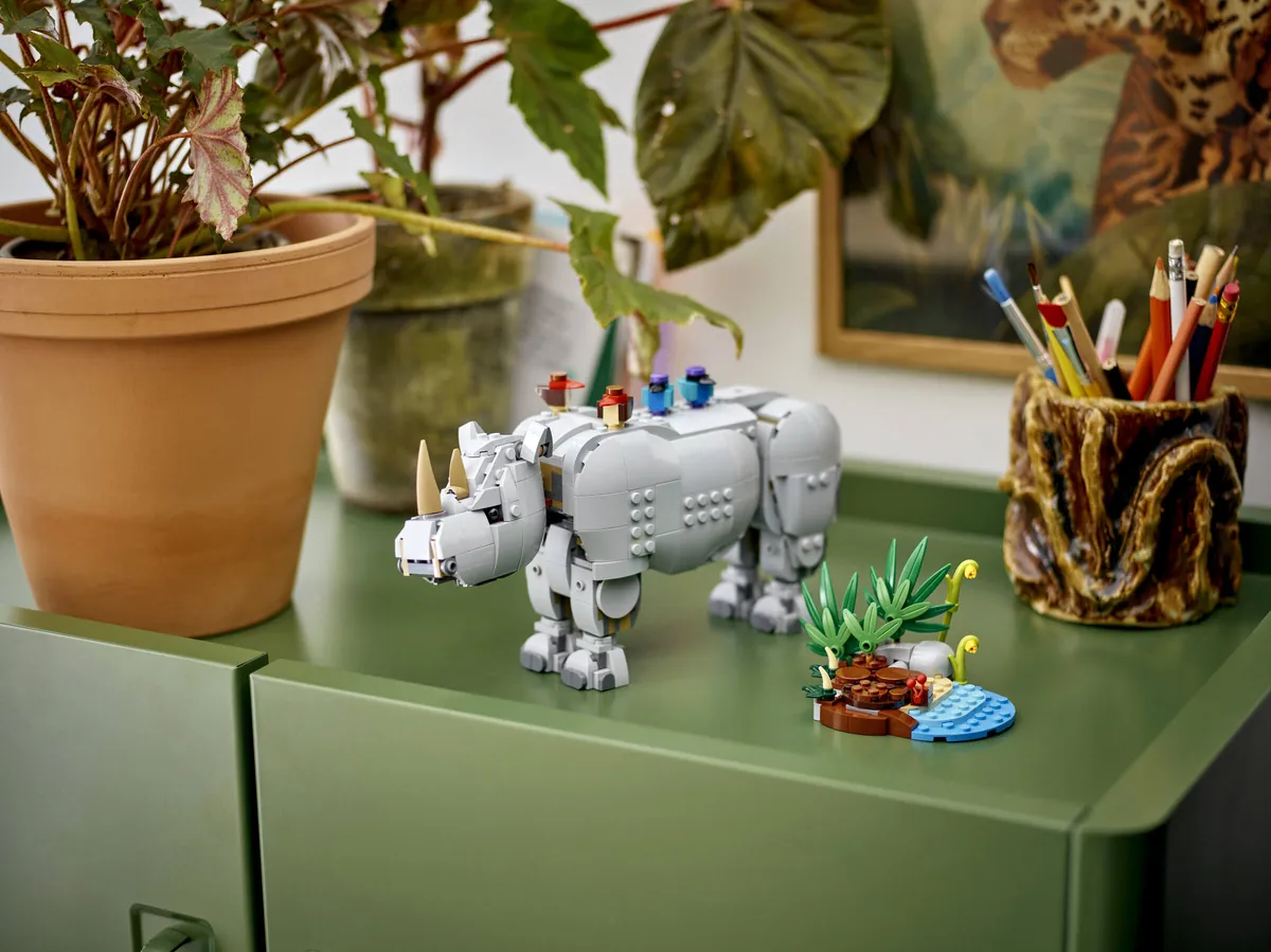 LEGO Wild Animals: Majestic Rhino with Birds (31171) - Bild 30