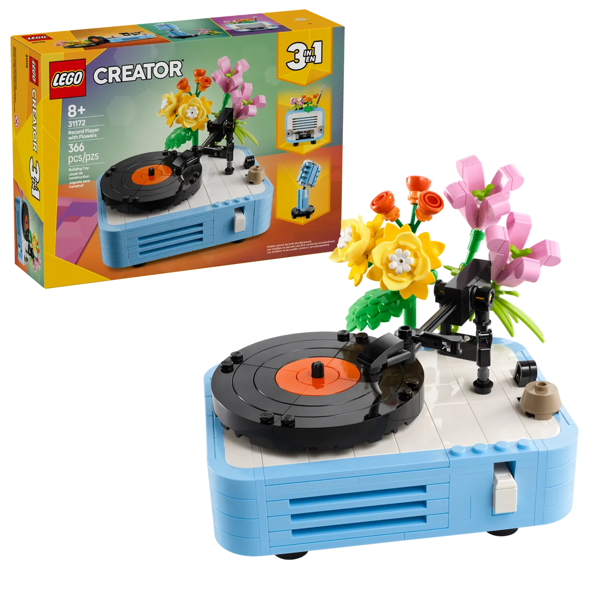 LEGO Record Player with Flowers (31172) - Bild 4