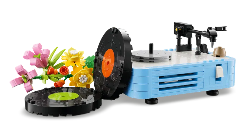 Record Player with Flowers fra LEGO – produktbillede 3 af 10