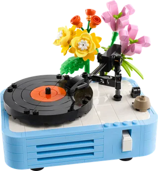 Record Player with Flowers fra LEGO – produktbillede 1 af 10