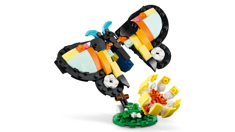 Wilde dieren: tropische toekan van LEGO – productfoto 3 van 10