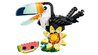 Wilde dieren: tropische toekan van LEGO – productfoto 5 van 10