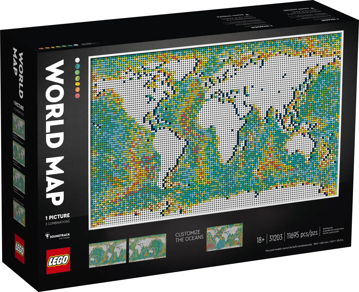 LEGO World Map (31203) - image 1