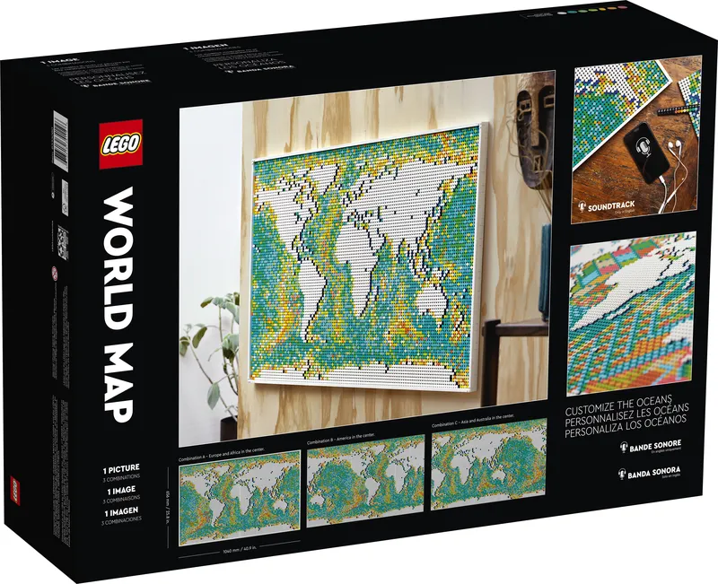 World Map by LEGO – product photo 8 of 14