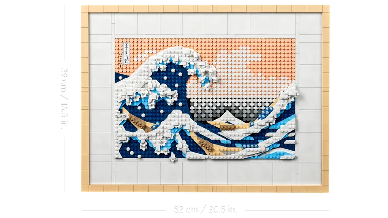 Hokusai – The Great Wave von LEGO – Produktfoto 3 von 12